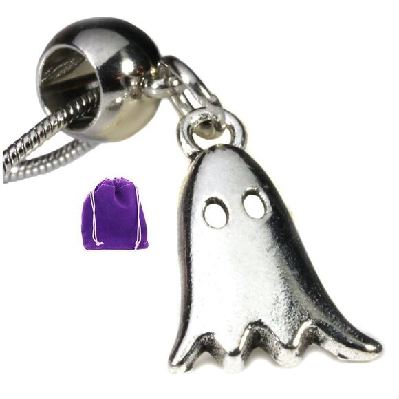 Ghost Ghoul Scary Necklace Pendant Jewelry - Picture 1 of 8
